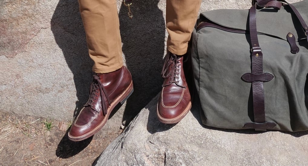 alden indys and filson duffle