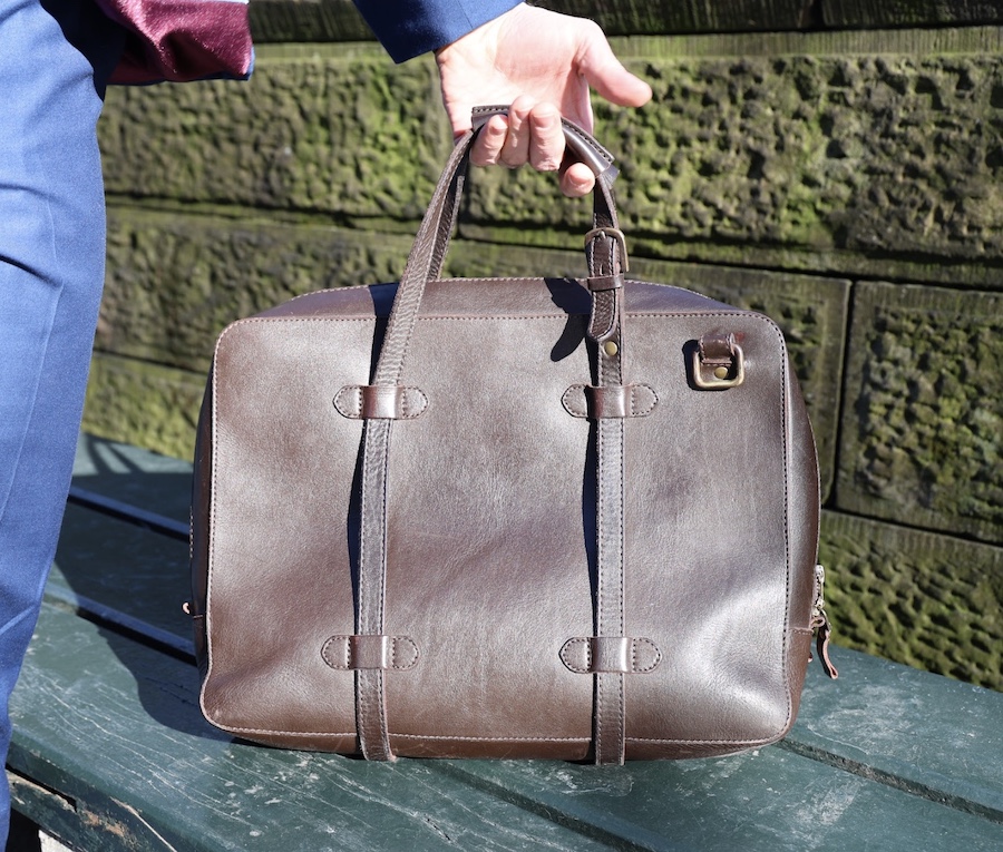 Cravar leather briefcase