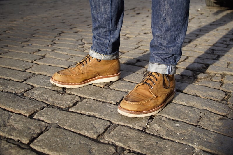 Mens boots clearance moc toe