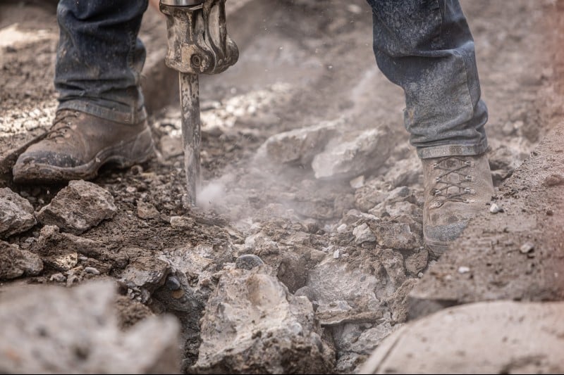 Work boots construction