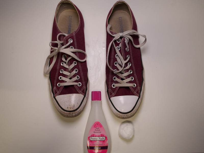 how to clean pink converse