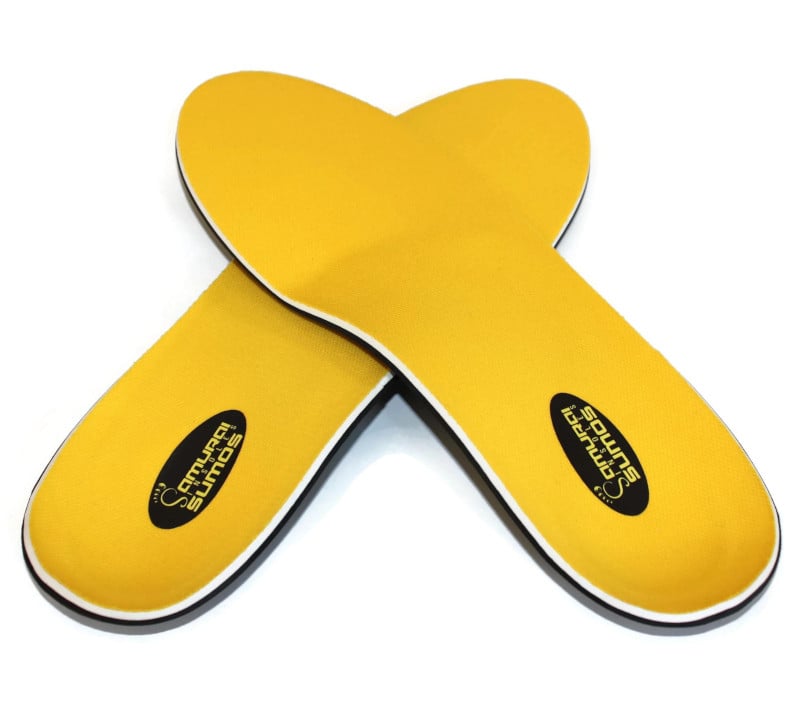 Sumo Insoles Yellow, double cushion for flat feet
