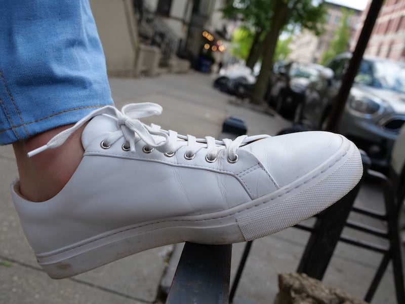 Men's Premier Low Top In White Leather - Thursday Boot Company