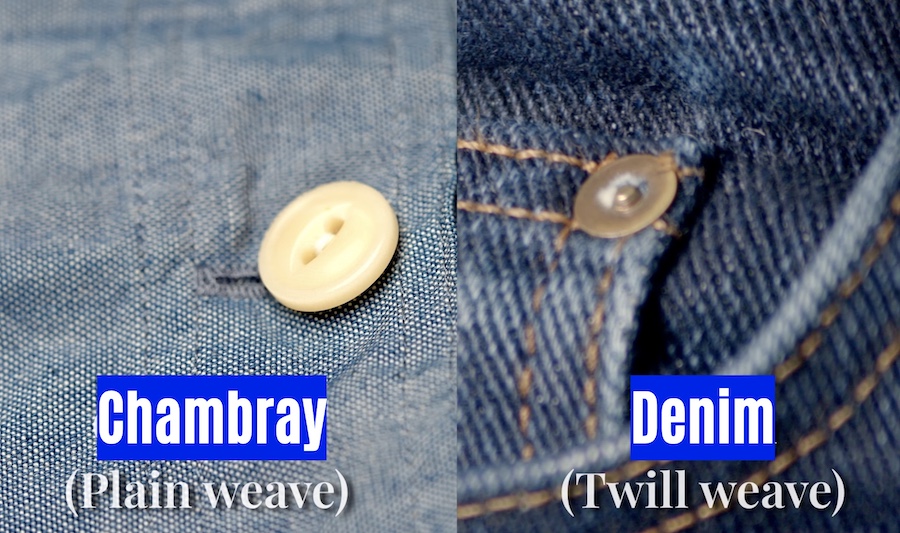 Chambray vs denim