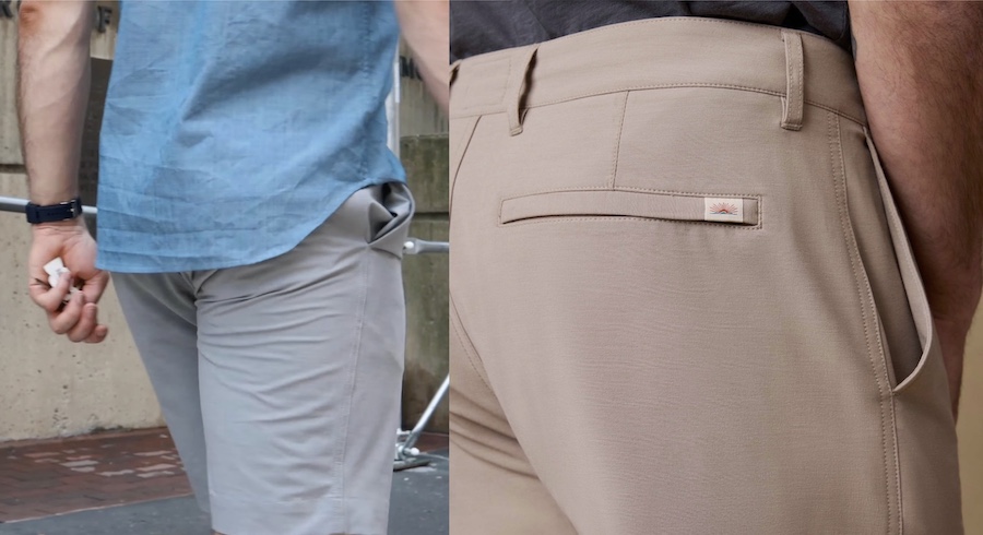 Faherty all day shorts fabric