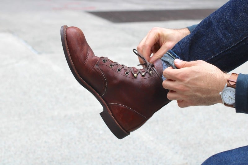 Red Wing Blacksmith looking exactly like a boot should