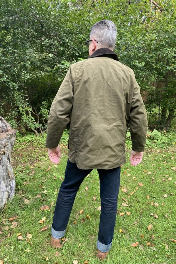 Barbour bedale jacket back