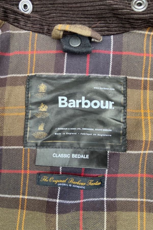 Barbour bedale jacket lining