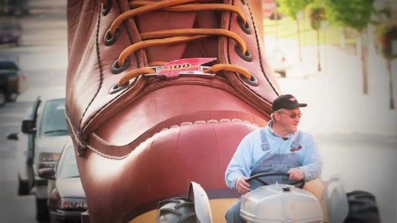 Red Wing World's Largest boot