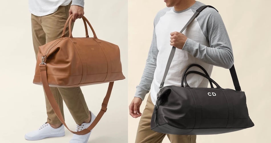 best leather duffle bag