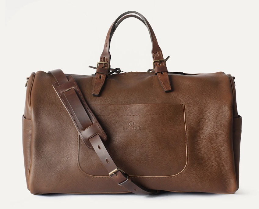Bleu de chauffe hobo leather duffle bag