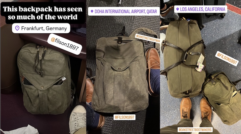 Filson journeyman backpack