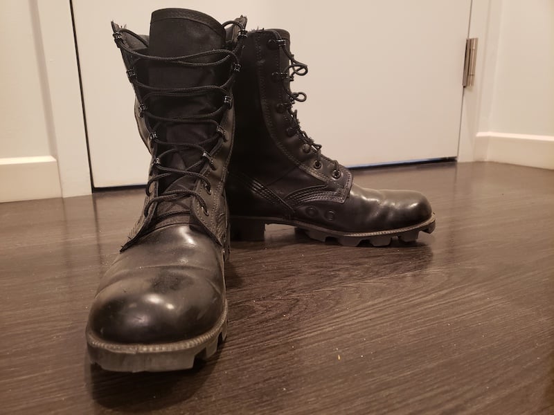 Mcrae all leather combat 2024 boots