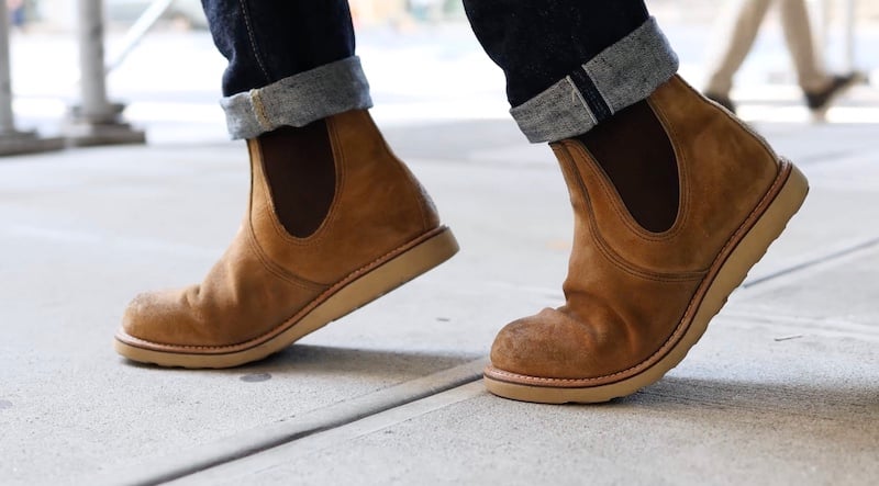 red wing mens chelsea boots