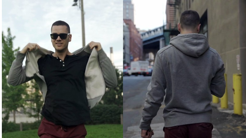 American Giant Hoodie Back and Front