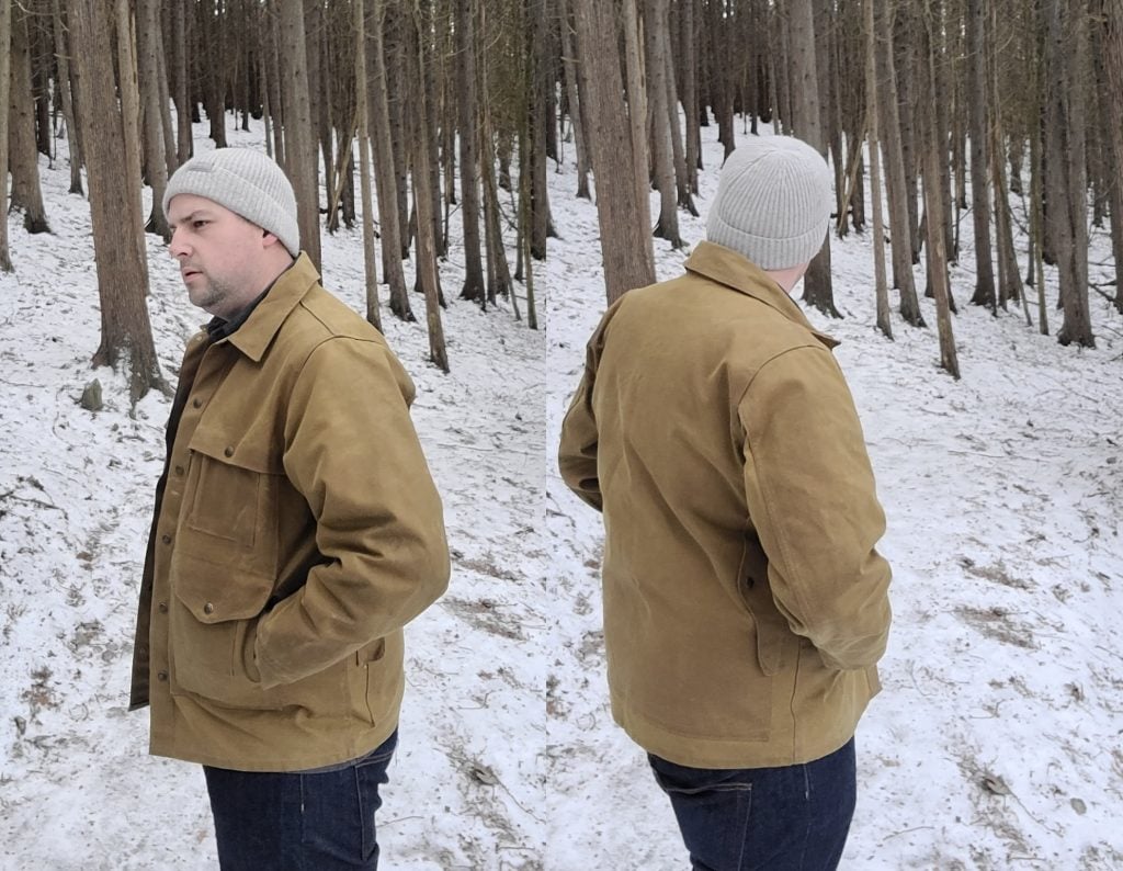 Filson Tin Cloth Cruiser Review After One Year of Wear | Stridewise