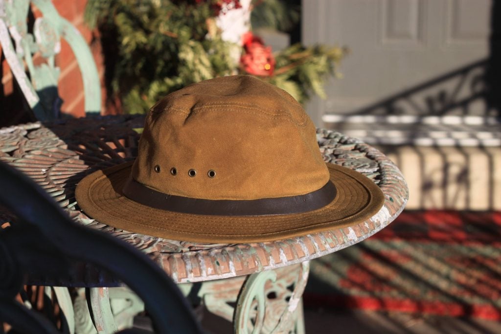 Filson's Tin Cloth Packer Hat Review - stridewise.com