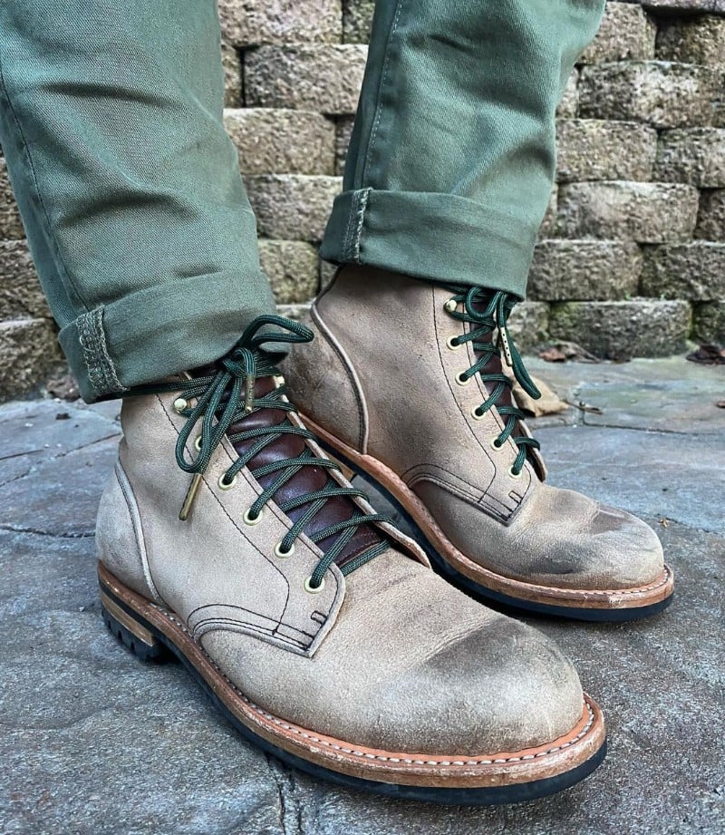 Truman Boots Gobi Mowhawk Green Laces