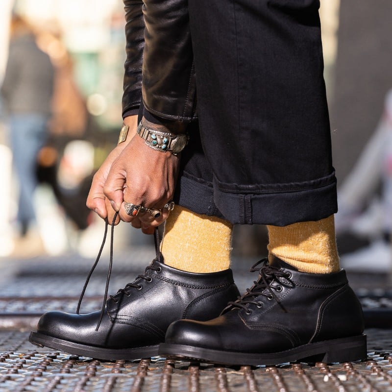 TOKYO BLACK DOUBLE SNEAKER SHORT BOOTS - ブーツ