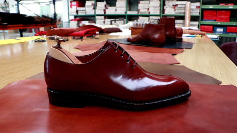 Mens cordovan best sale dress shoes