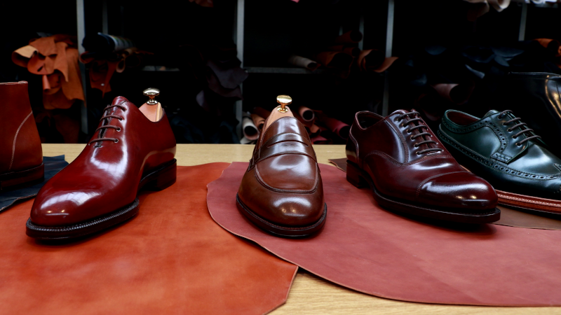 Shell cordovan hot sale shoes uk