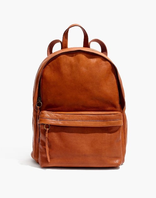 Madewell Leather Backpack Front