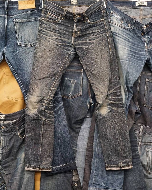 Black selvedge hot sale denim fade