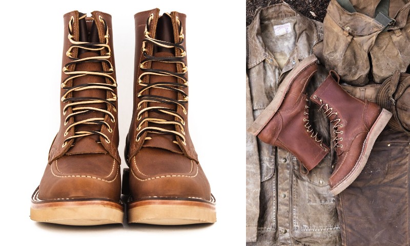 Nick's handmade boots moc toe