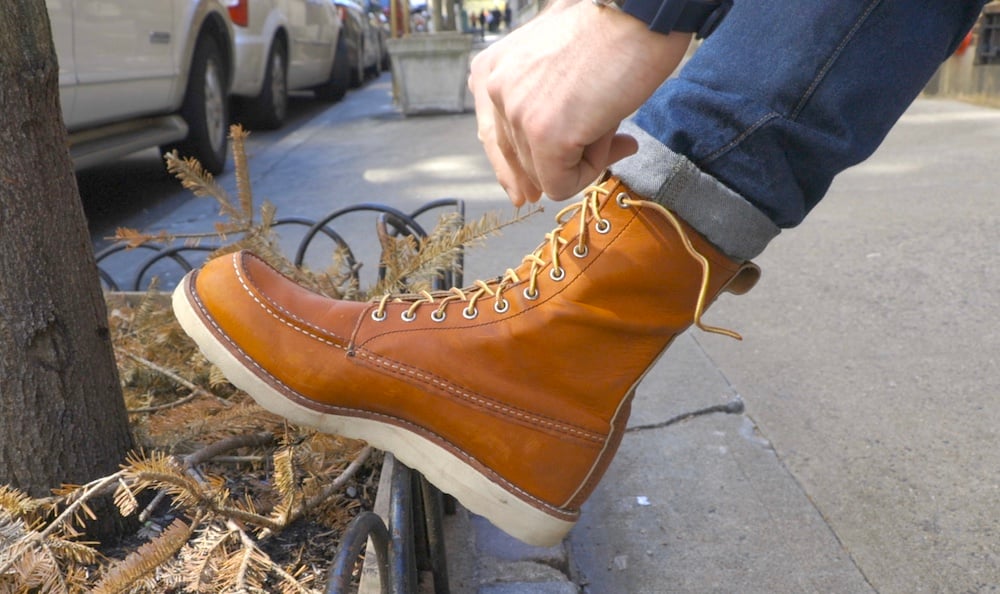 redwing moc toe boots 8 inch