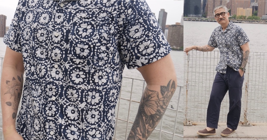 Flint tinder camp collar shirt