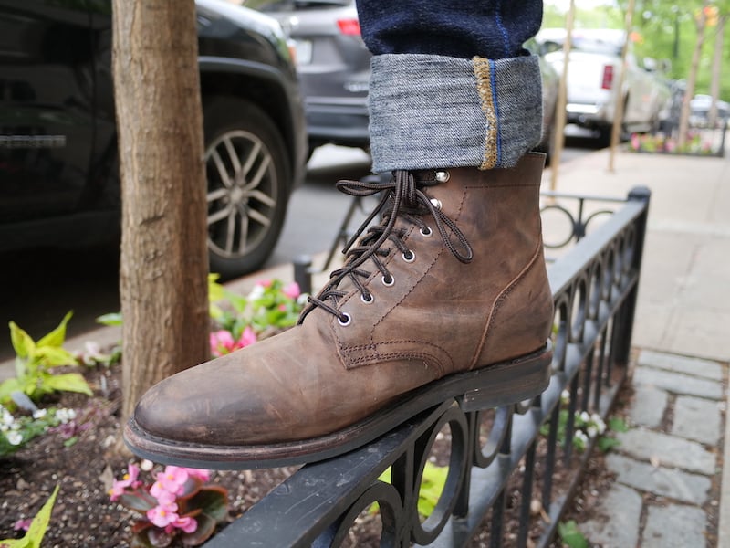 Men's President Lace-Up Boot In Tobacco - Thursday Boot Company