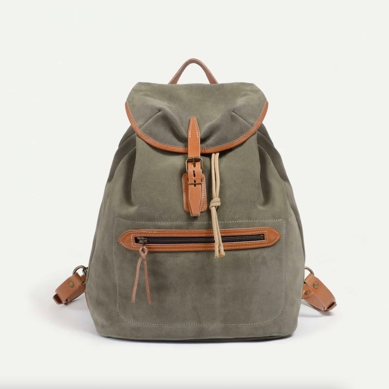 Zibeline Backpack - Dark Brown - vintage men's backpack