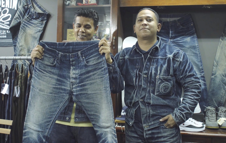 Malaysia denim fades