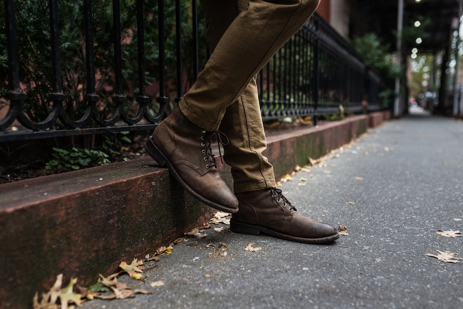 Men's President Lace-Up Boot In Tobacco - Thursday Boot Company