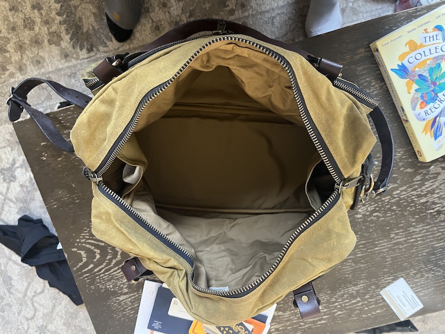 filson 48hr tin cloth duffle 2