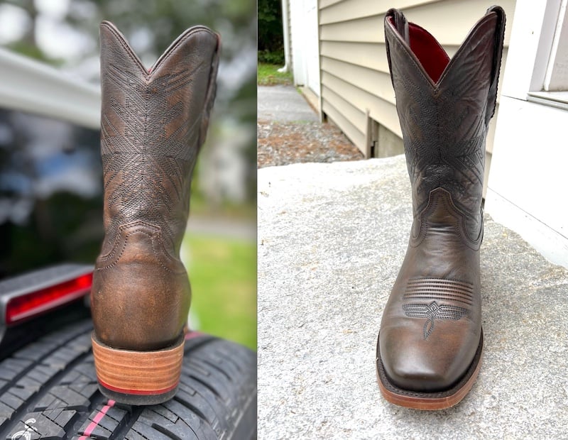 chisos boot front and rear view