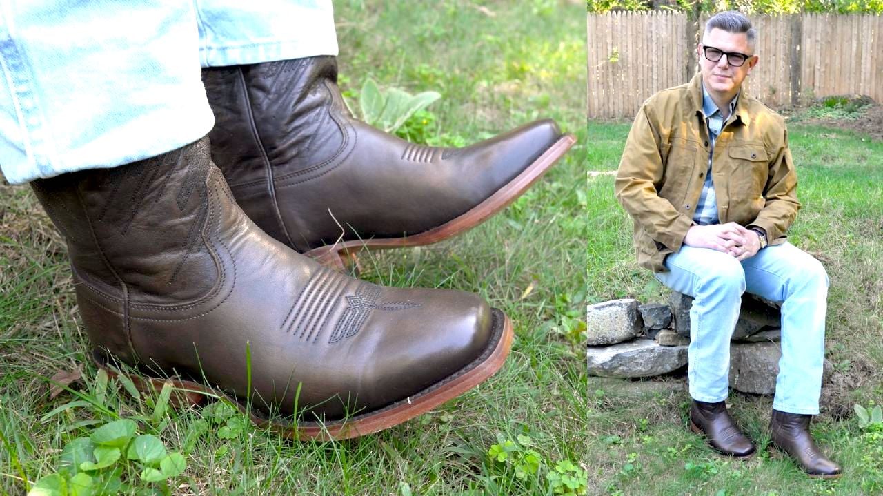 How To Prepare and Apply Edge Dressing On Soles, Heels And Edges On Cowboy  Boots