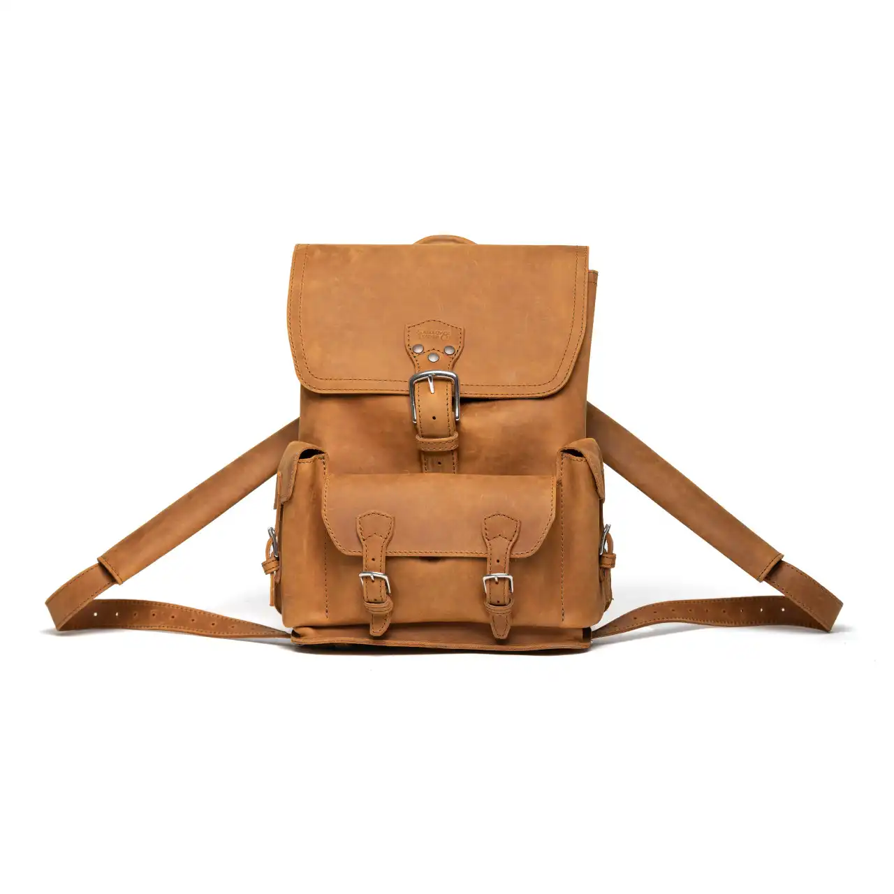 Saddleback Leather Co Thin Front Pocket Leather Backpack