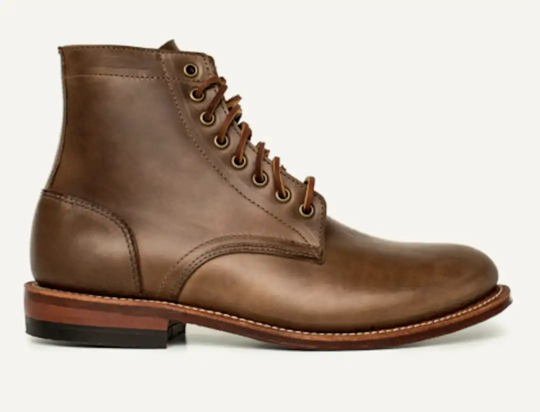 Oak Street Bootmakers Trench Boot in Natural Chromexcel