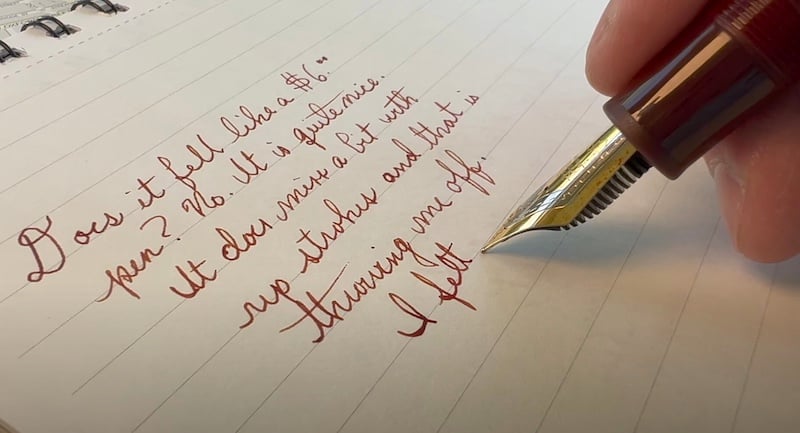 jinhao x159 writing