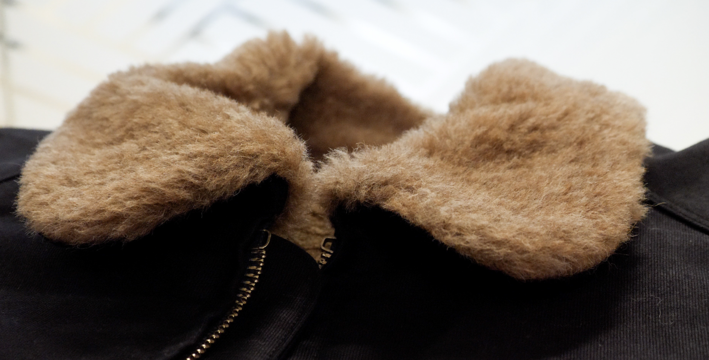 alpaca fur collar