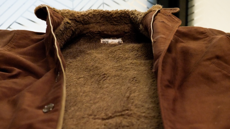 Buzz ricksons alpaca lining n1 deck jacket