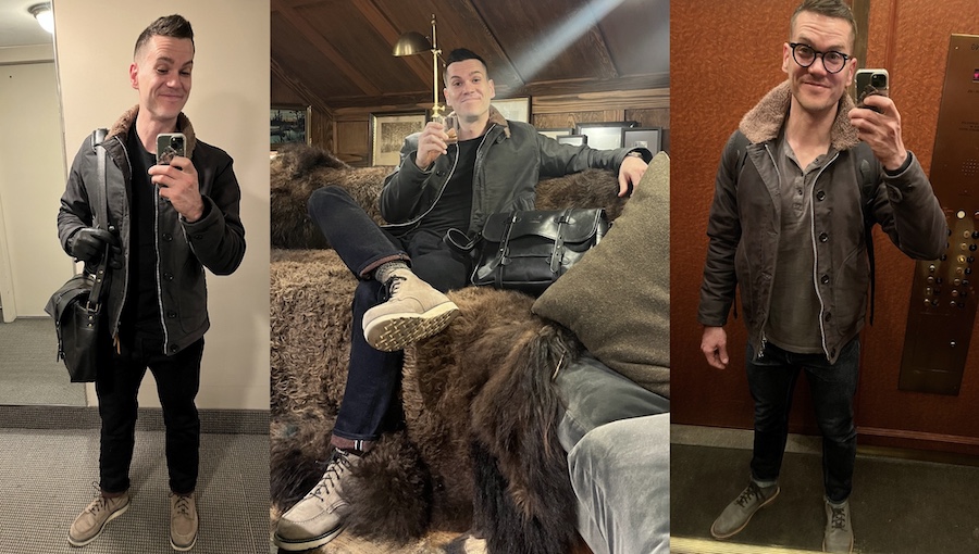 Iron heart black n1 deck jacket