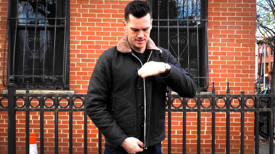 Iron heart n1 deck jacket black