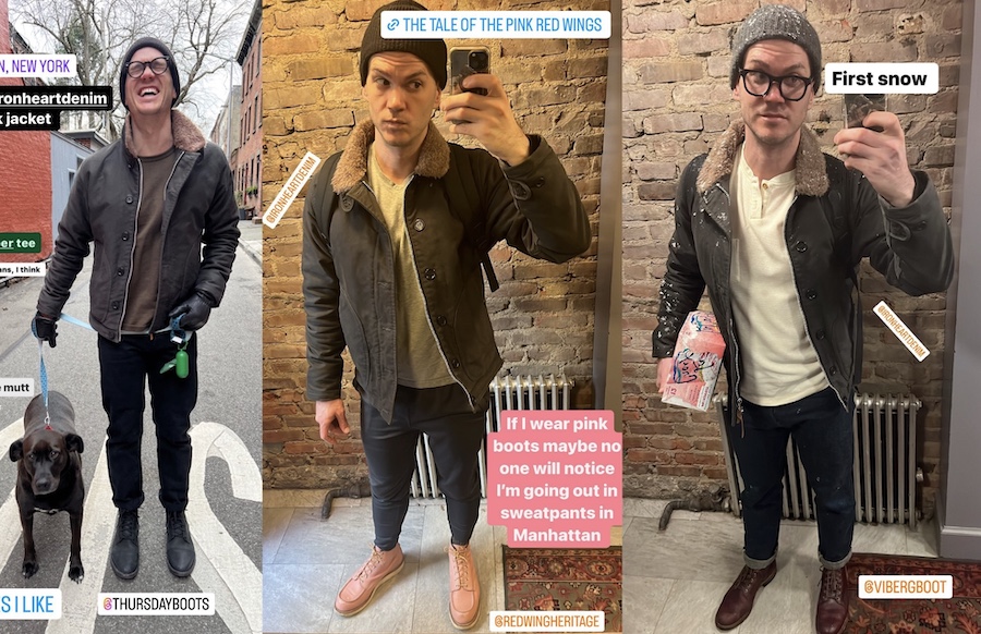 Iron heart n1 deck jacket black