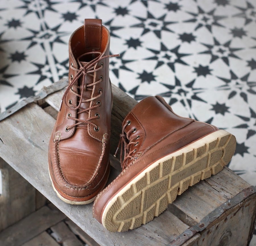 Harrison moc store toe boots