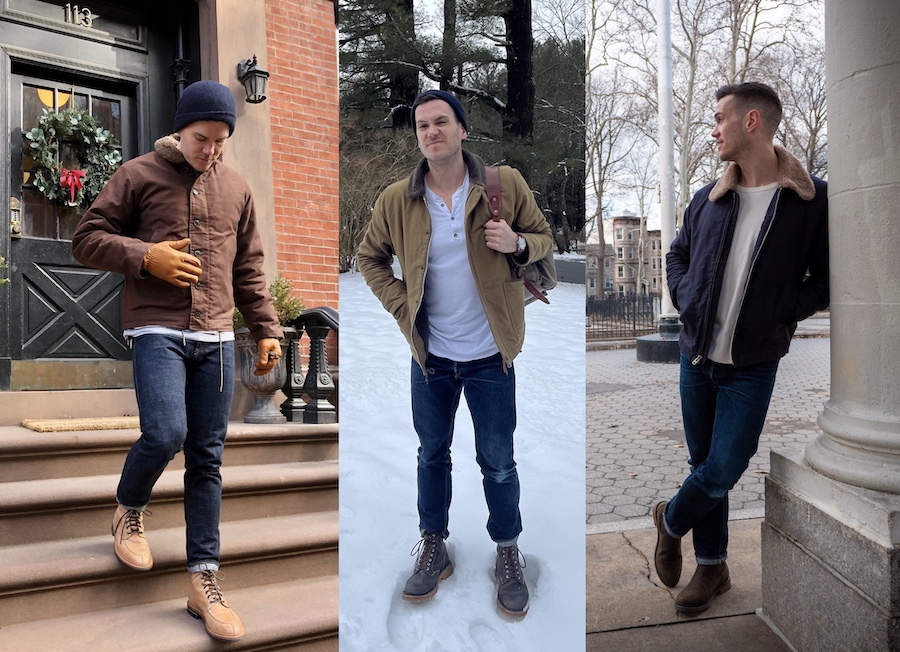 Types of deck jackets