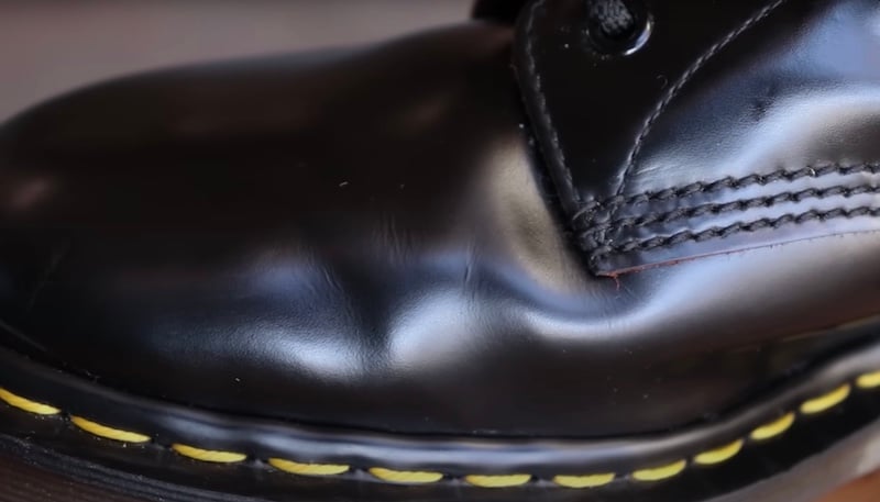 How to get creases out of store dr martens