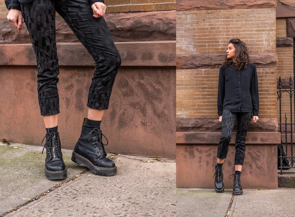 Platform doc store martens outfit