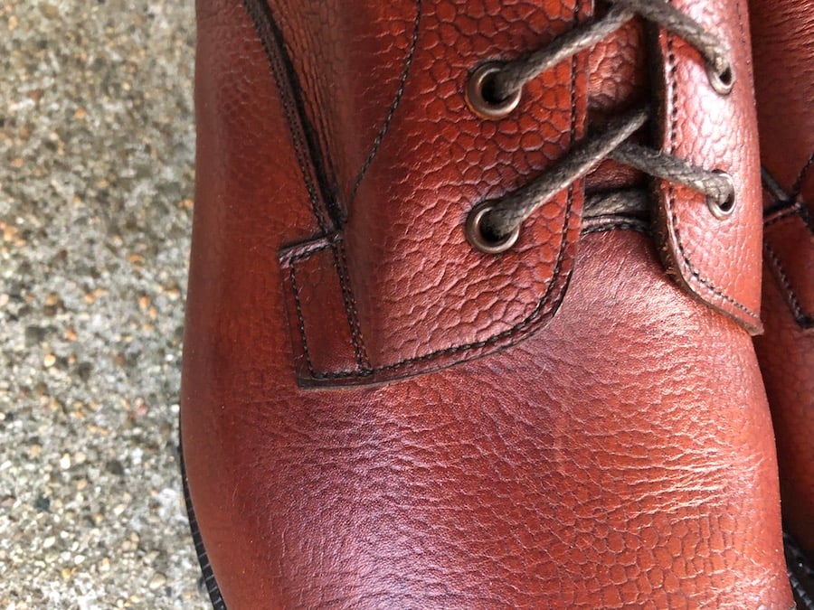 edward green galway boot leather